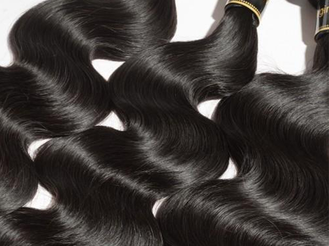 Body Wavy Diamond 8A Virgin Brazilian Hair Natural Black 100g